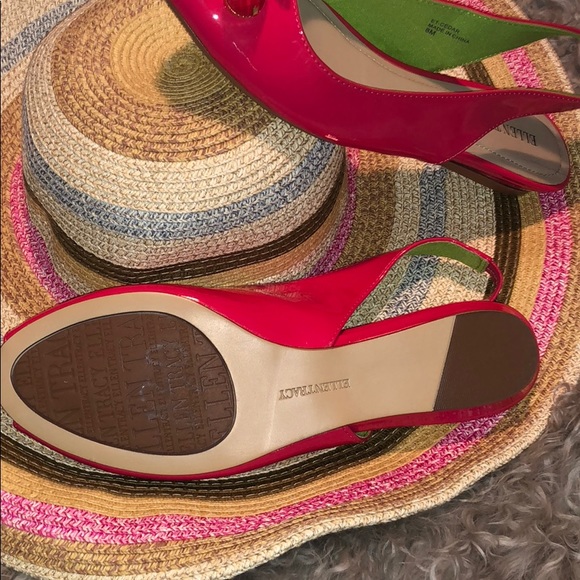 Ellen Tracy magenta embellished flat - Picture 4 of 5